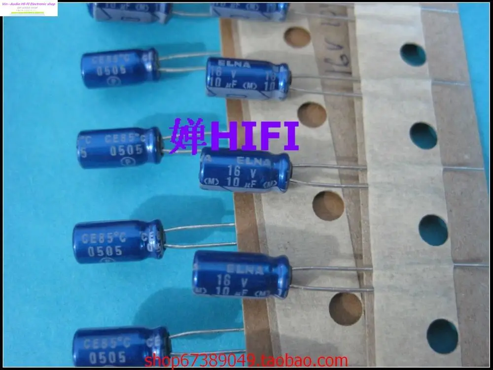 

hot sale Bolsa Capacitors 100PCS/200PCS New Japan Elna Ina Blue Robe Re3 For Electrolytic Capacitor 16v10uf 5x11mm Free Shipping