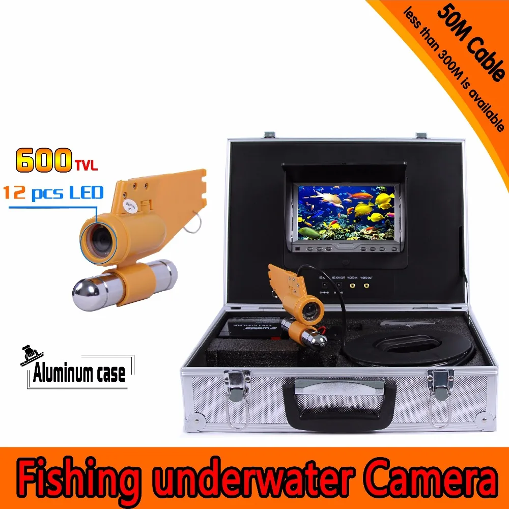 600TVL  50M Under-water AV Endoscope Camera With 7 Inch   Monitor