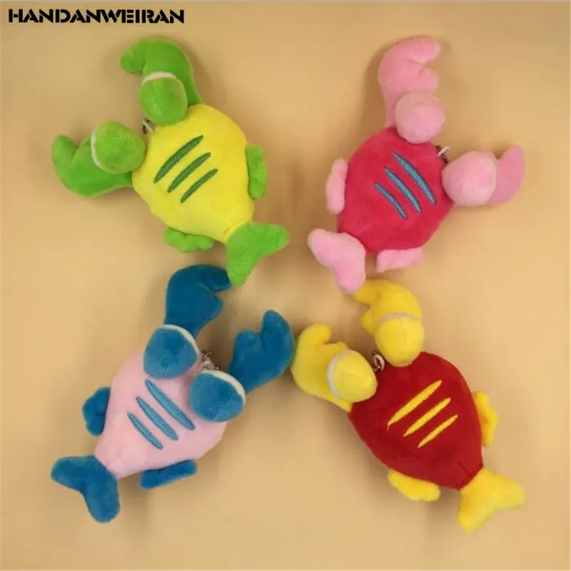 

Plush Toy Crayfish 1PCS 10CM Hot Sale Cute Animal Model Doll Bag Key Pendant Toys Christmas Gifts 4 Colors Optional