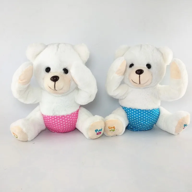 New Plush Teddy Bear plush toys high quality PP cotton padded dolls toys early childhood toys birthday gifts