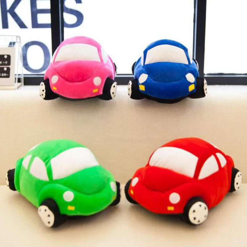 New Beetle Car Pillow Plush Simulation Props Car Dolls 35CM Cute Children Cartoon Car Model Plush Cushion Pillow Plush Toy Gift