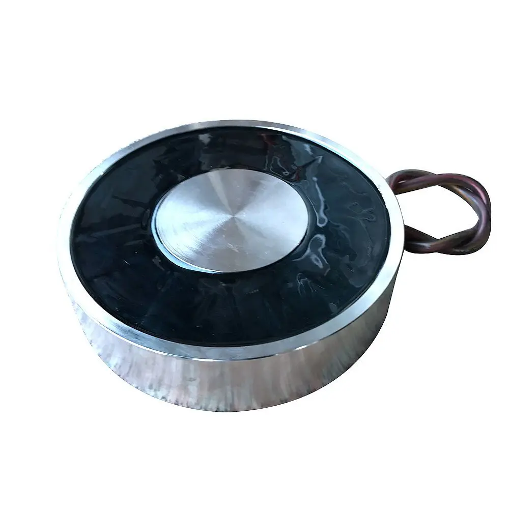 YJ-400/120 Holding Electric Sucker Electromagnet Magnet Dc 12V 24V Suction-cup Cylindrical Lifting 8000KG Suction Plate China