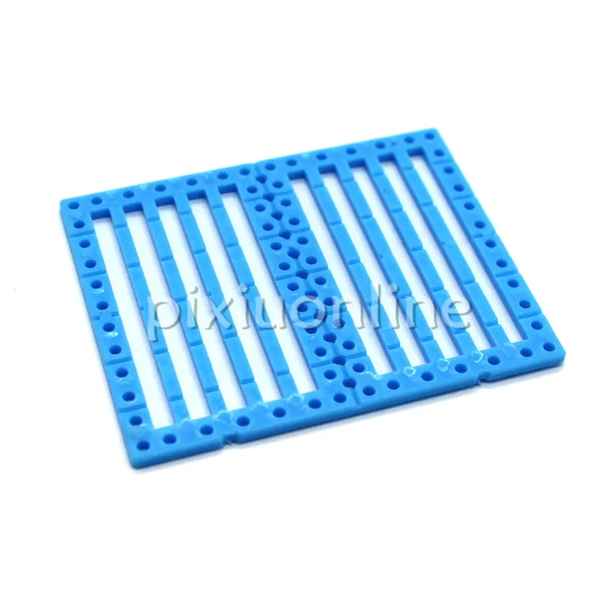 5pcs/bag J763 Blue/yellow 75*60mm Multi-hole Plastic Board DIY Model Car Faceplate Free Russia Shipping