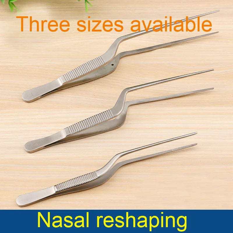 Eyelid Tools Nasal septum scissors mouth bevel cut beak bending stainless steel instruments nose shaping tool 45 degree shear