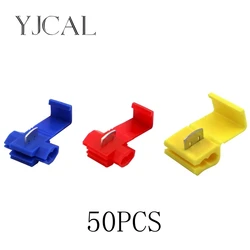 Connecteur de fil électrique scotchlock, bornes d'épissure rapide, sertissage Non destructif sans rupture de câble, ligne isolée AWG 22-10