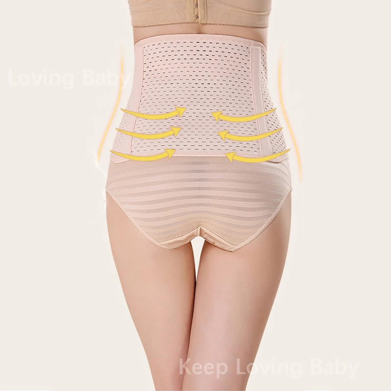 Ceinture abdominale post-partum en Polyester, ceinture amincissante pour femmes enceintes