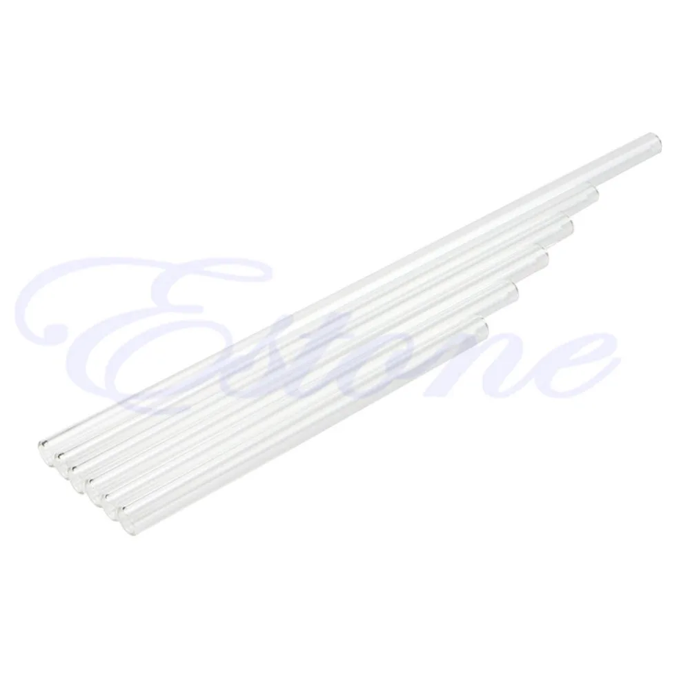 S-home New Clear Glass 10mm Reusable Wedding Birthday Party Drinking Straws Thick Straws MAR18