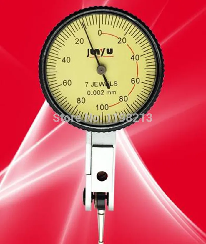 

High Precision Lever Dial Indicator Test Measuring Tool Leverage Dial Gauge 0-0.2*0.002mm