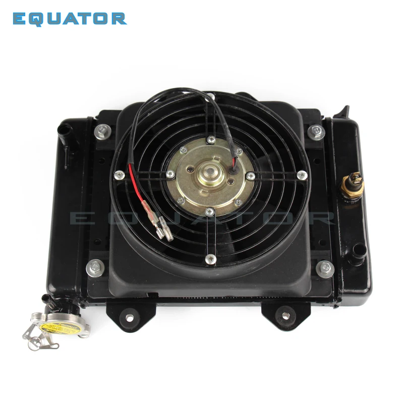 

motorcyel parts engine Water cooled cooling cooler Radiator cooling & 12v FAN FOR 150cc 200cc 250cc moto Quad 4x4 ATV UTV parts