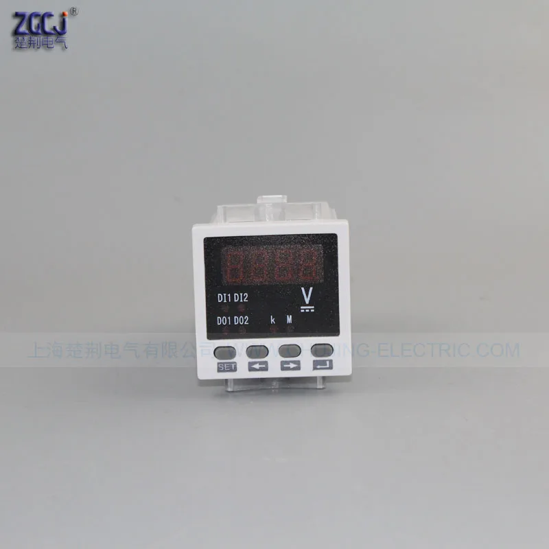 Imagem -02 - Display Digital Medidor de Tensão dc com Protocolo de Comunicação Modbus-rtu Rs485 48 v Tensão Medidor de Painel Voltímetro dc 048 v