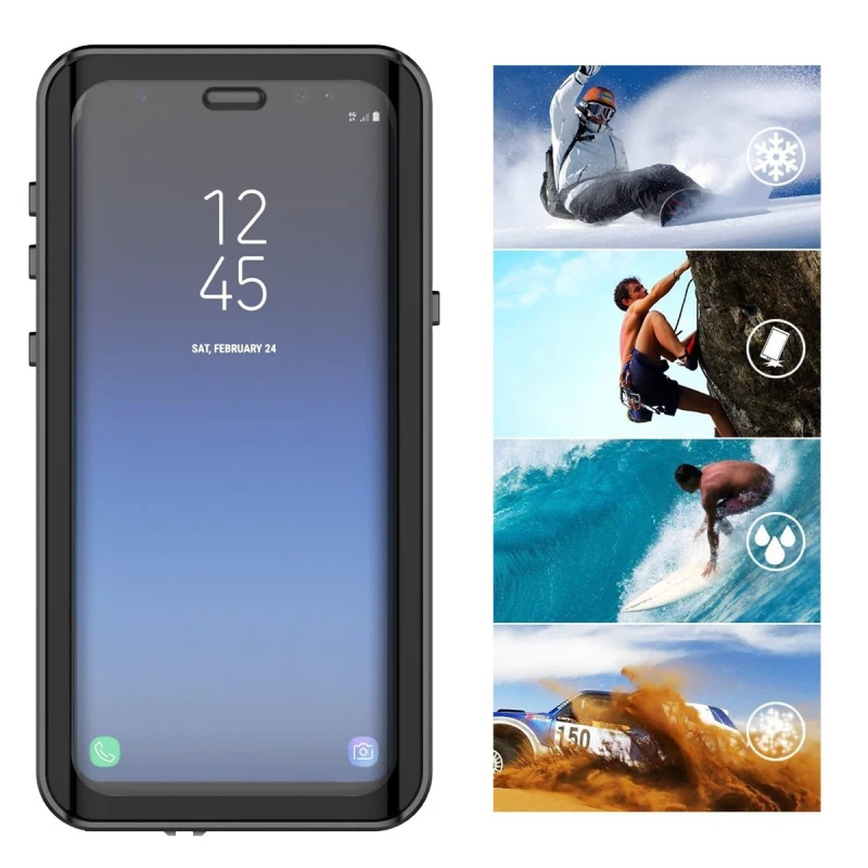 IP68 Waterproof Case For Samsung note9 note8 note10 Pro S7 edge S8 S9 S10 S20 S21 Ultra Plus coque clear shockproof case