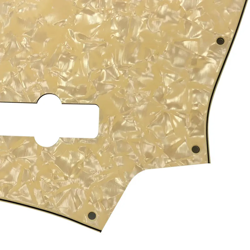 Pleroo Custom Quality Prats - For US 10 Holes 4 String Standard Jazz Bass Guitar Pickguard Scratch Plate