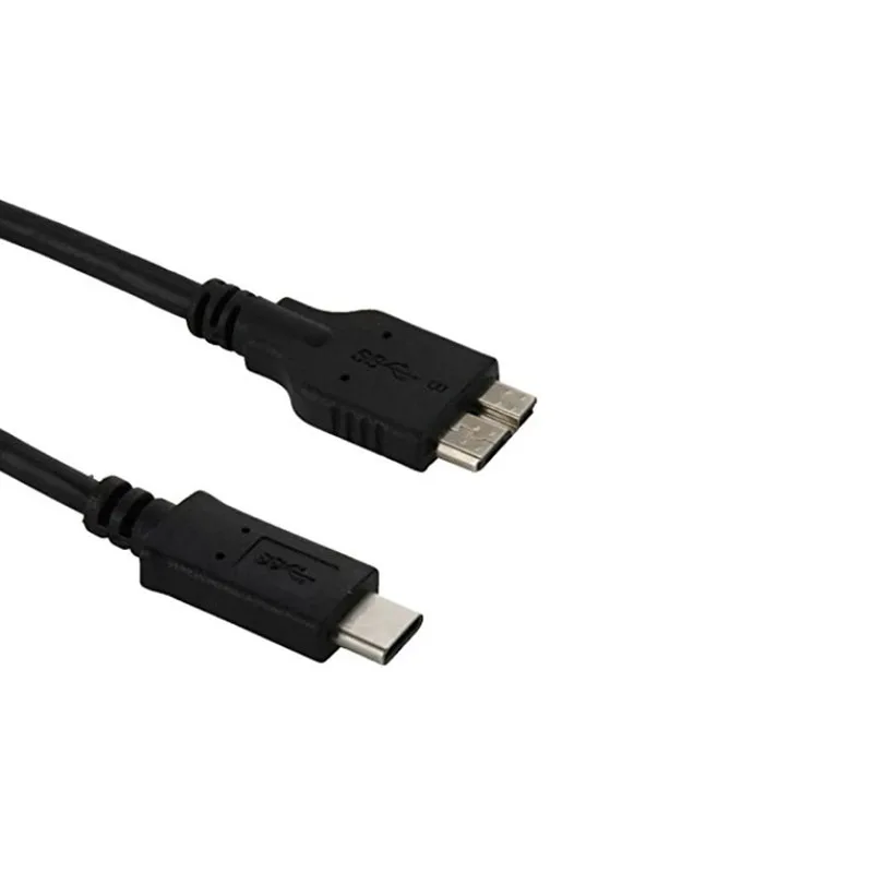 USB 3.1タイプCオス-マイクロbハードドライブケーブル、データ転送、Macbook用充電器、nokia、n1電話、3.3フィート