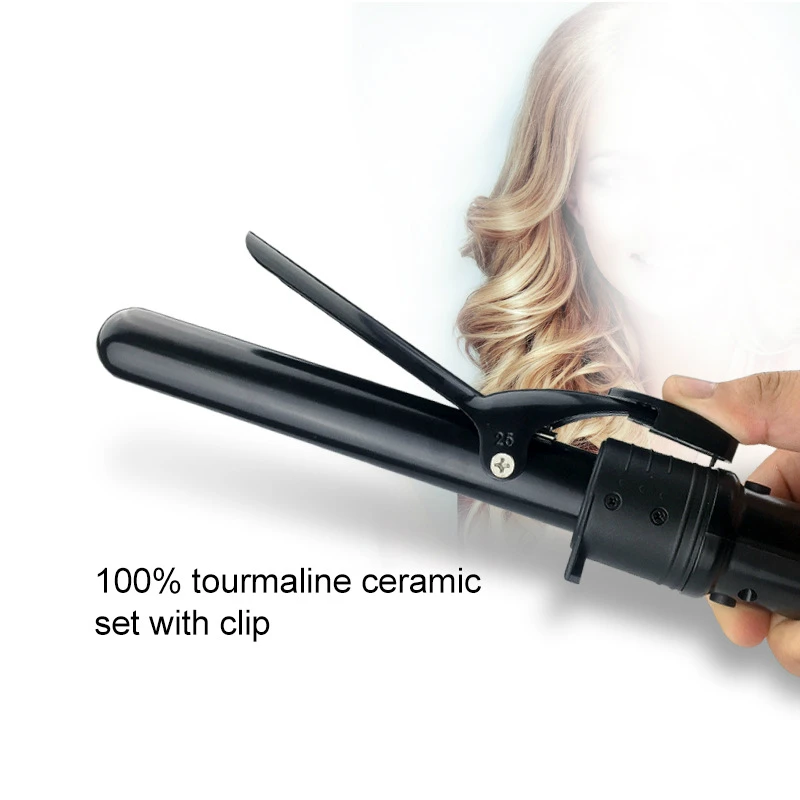 5 Part Interchangeable Hair Curling Iron Machine Ceramic Hair Curler Multi-size Roller Heat  Styling Set