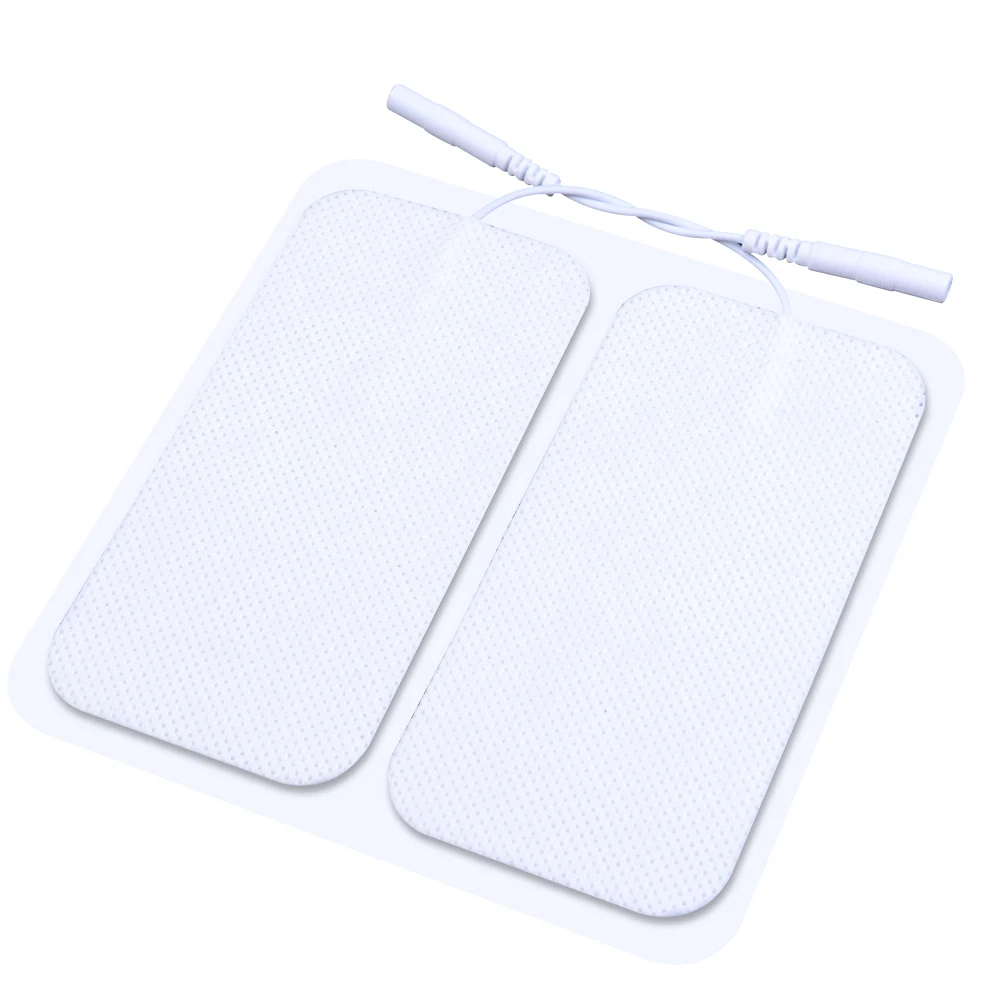 

(5*10cm/2mm pin)cleared HealthmateForever massage electrode pads self adhesive conductive water activated,no gel needed