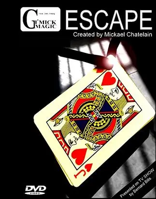 Escape By Mickael Chatelain (Gimmick+DVD) - Magic Tricks,Mentalism Magic,Illusion,Close up,Fun,Magia Toys,Joke