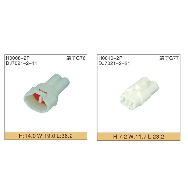 

5 pcs Sumitomo MT090 2 Pin Female Male White Auto Connector Waterproof Automotive Plug Motorcycle 6180-2181 6187-2171