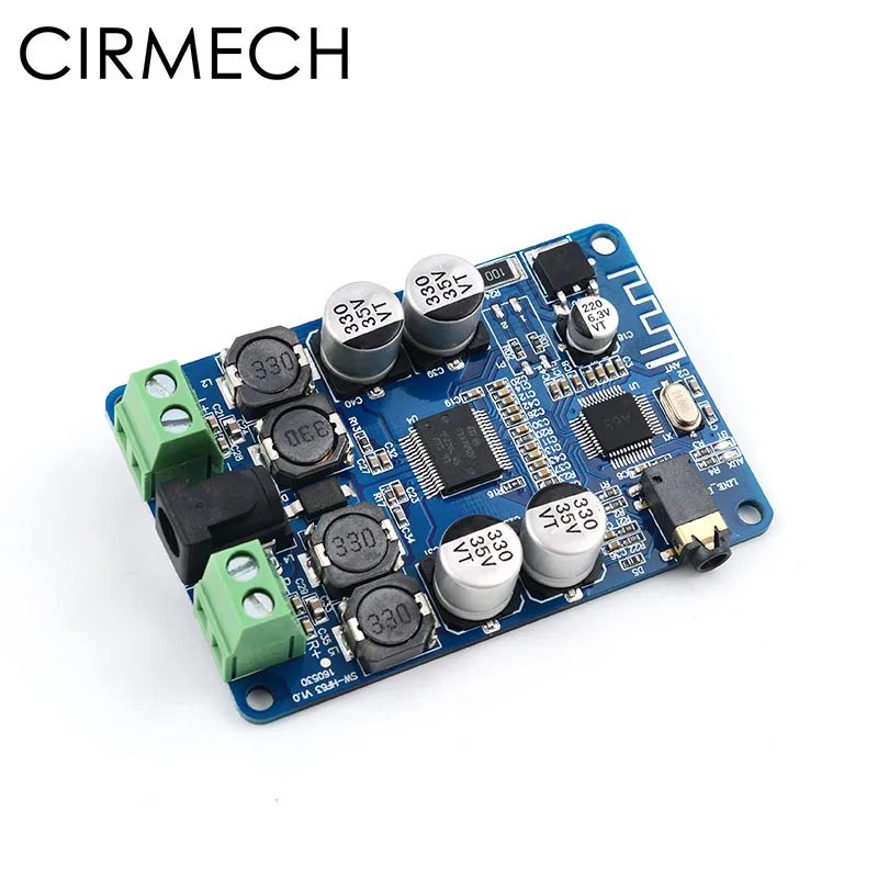 CIRMECH TDA7492 Amplifier 2.0 Channel Wirelss Bluetooth Speaker Digitale Amplifier Board Plafond Speaker 2x25W DC10V-25V