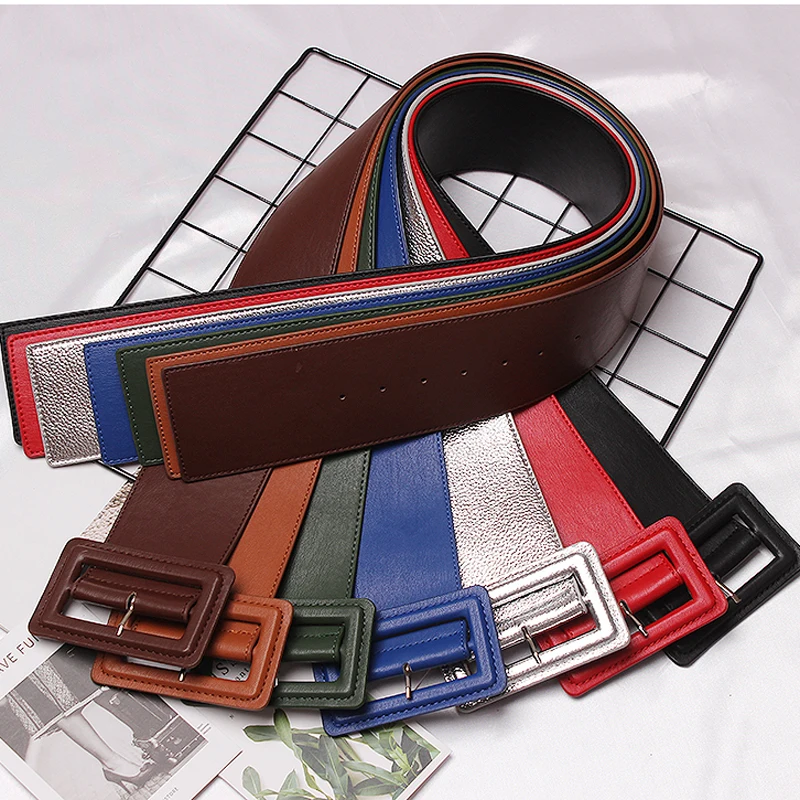 Fashion Belts For Women Wide Cummerbund Black Dress Belt Decorate Waist Belts for Women Luxury Designer Brand Girdle