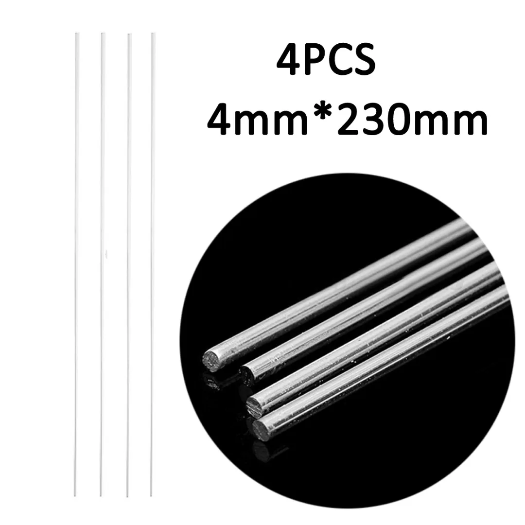 4pcs 4mm*230mm Aluminum Low Temperature Tig Welding Soldering Brazing Rods