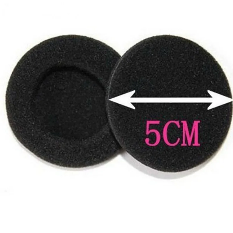 Coppia cuscinetti auricolari in spugna morbida in spugna morbida di dimensioni 35mm 40mm 45mm 50mm 55mm 60mm 65mm auricolari