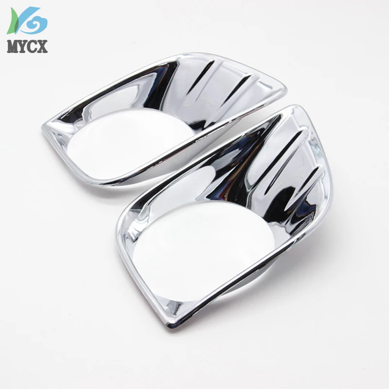 ABS chrome Fit For Toyota Prado FJ 150 FJ150 accessories front fog light cover trim fit fj150 2010 -2013 lamp hood car styling