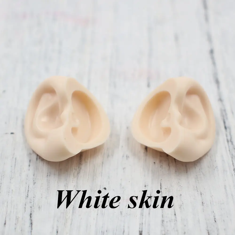 Blyth Doll 1/6 Elf and Human Plastic Ear white natural tan dark and super dark skin Suitable for 30cm doll DIY accessories Gift