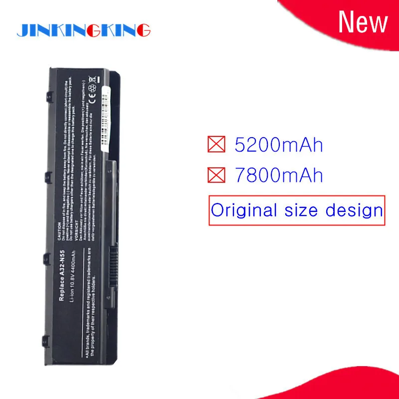 

New Laptop battery For asus a32-n55 N55 N55E N55S N55SF N55SL N75 N75E N75S N75SF N75SJ N75SL N75SN N75SV A32-N55