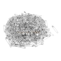 500Pcs Small Silver Metal Steel Safety Pins 3cm 30mm  AA7684