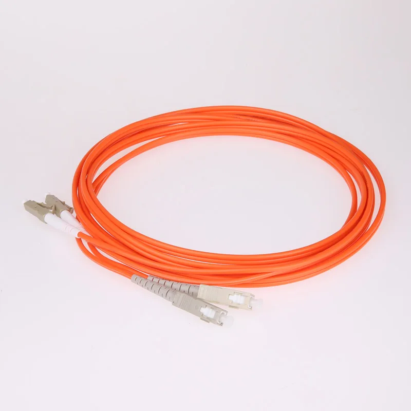 

Fiber Optic Patch Cord cable Multimode MM OM2 2core Duplex SC to LC PC UPC 50/125um 1 3 5 10 20 30 m factory customization