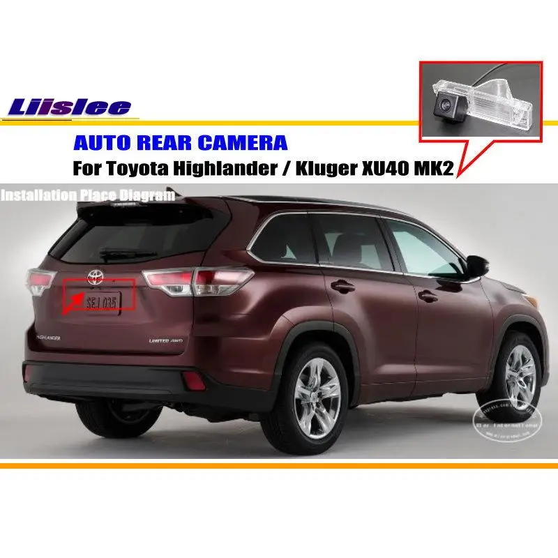 

For Toyota Highlander 2006-2014/Kluger XU40 2008-2013 Car Rearview Rear View Camera Parking Back AUTO HD CCD CAM Accessories Kit