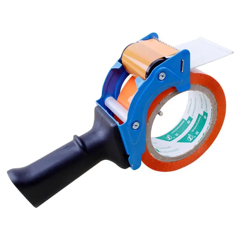 Heavy Duty Portable Sealing Tape Gun Dispenser Packaging Machine Cutter Handheld Packer Holder Random Color