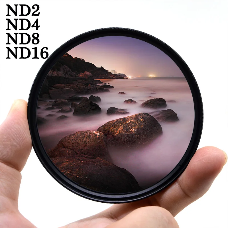 KnightX ND FILTER For canon nikon 18-135 d80 1200d d3300 d70 2000d 18-200 200d  d600 50d 49mm 52mm 55mm 58mm 62mm 67mm 72mm 77mm