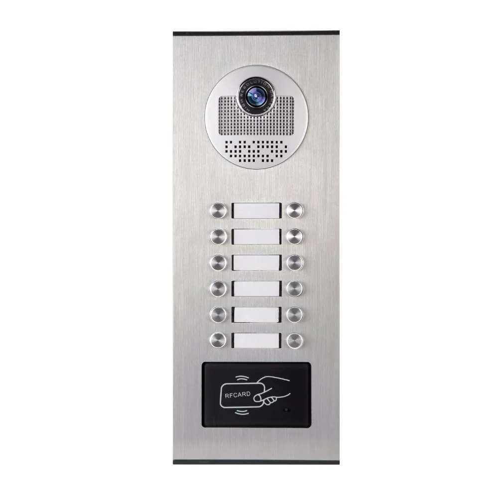 Smartyiba Video Deur Telefoon 2/3/4/6/8/10/12 Multi Units Appartementen Kleur Monitor Deurbel Home Video Intercom