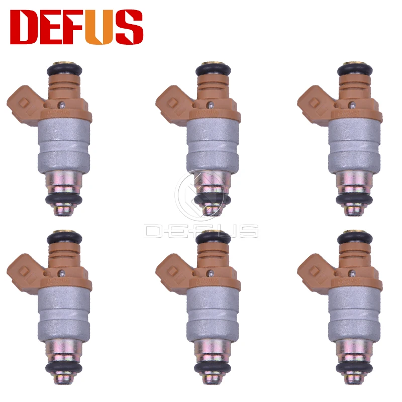

DEFUS 6pcs Bico Fuel Injector 7572995 For BMW MINI COOPER S 1.6 SUPERCHARGED R50 R52 R53 01-08 JCW 1521390 High Impedance Nozzle