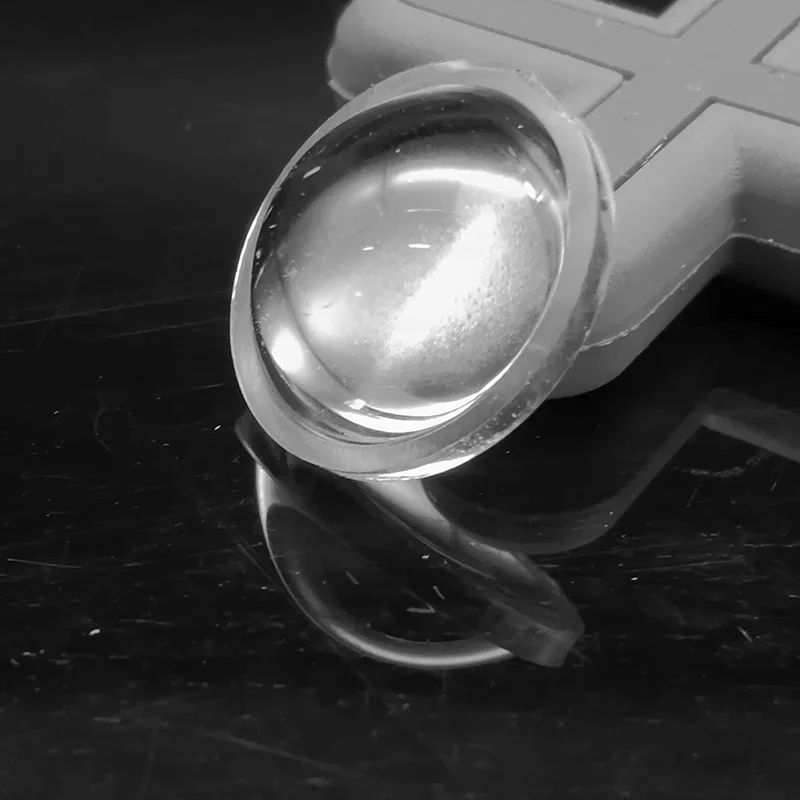 Drop shipping Diameter 10.35mm Thicknees 4.1mm factory made PMMA LED Flashlight Plano-convex  Lens