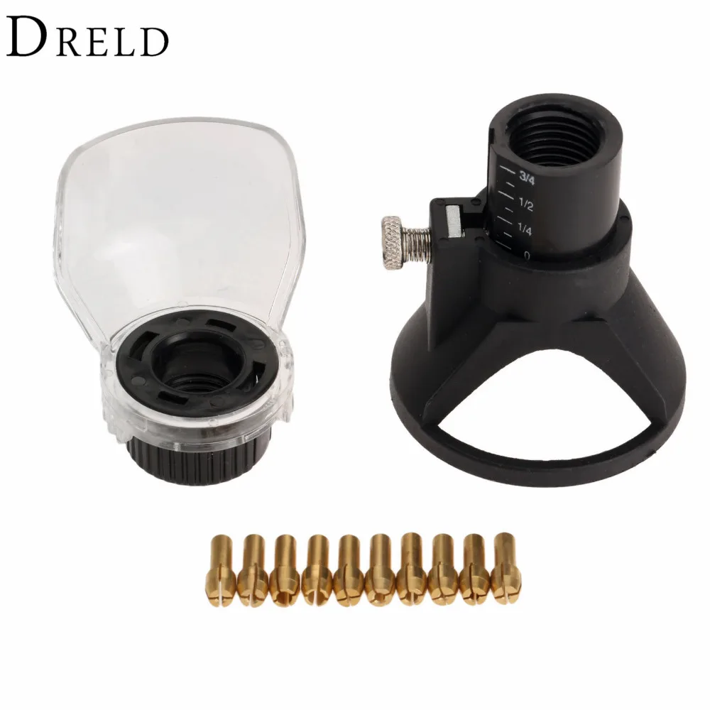 10 قطعة 0.5-3.2 مللي متر النحاس كوليت الحفر تشاك 4.3 مللي متر عرقوب الحفر مخصصة محدد القرن غطاء ل دريمل اكسسوارات أداة دوارة