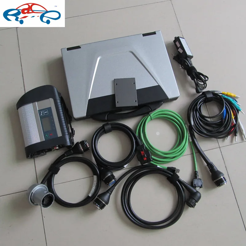 

Professional Star SD C4 Diagnosis with WIFI + toughbook cf-52 installed V2023.09 mb star diagnostic software SSD win10