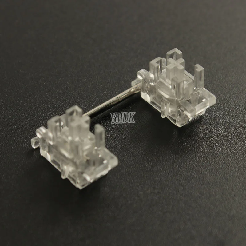 Plate mounted Black Cherry Stabilizers Clear Satellite Axis 7u 6.25u 2u 3u 6u For Mechanical Keyboard Modifier Keys