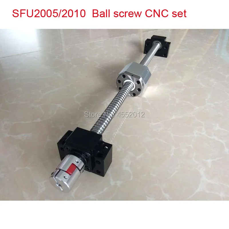 

CNC Ballscrew Set : 20MM Ball screw SFU2005 2010 850 900 950 1000 1050 mm End Machined + Ball Nut + cnc parts