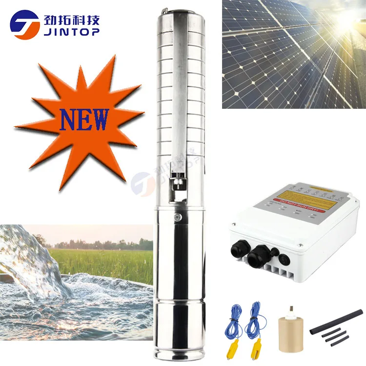 

2019 New (MODEL 3JTSC5.0/50-D48/500) JINTOP SOLAR DC CENTRIFUGAL PUMP solar water pump with permanent magnet synchronous motor