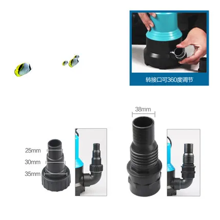 CRECH Fish Pond Pump CLB Submersible Pump 4500-15000LPM Aquarium Water Pump with Float Switch AC 220-240V AC 50Hz head 3.5-8m