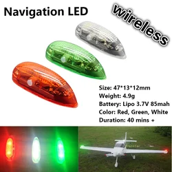 EasyLight LED Position Navigation Lights Wireless 3pcs/set (Red Green White) for RC Airplane Hobby Plane Drone Car Boat Toy Part