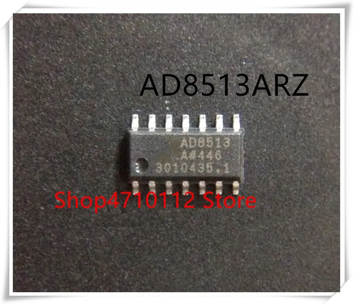 

Новинка; 10 шт./лот AD8513ARZ AD8513AR AD8513 AD8513A лапками углублением SOP-14 IC