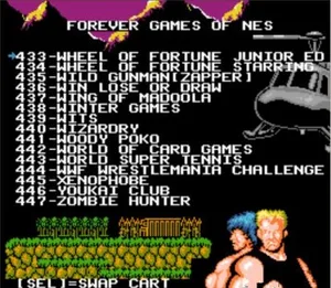 FOREVER DUO GAMES DARI Kartrid Game NES 852 in 1 (405+447) untuk Konsol NES, Total 852 Game Chip Flash 1024MBit sedang Digunakan 12 penjualan terbaik nes nintendo - №