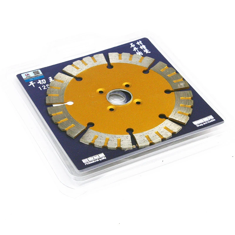 RIJILEI 125Mm/5 Inci Tinggi Gigi Kering King Diamond Saw Blade untuk Granit Ubin Marmer Cutting Disc MX15