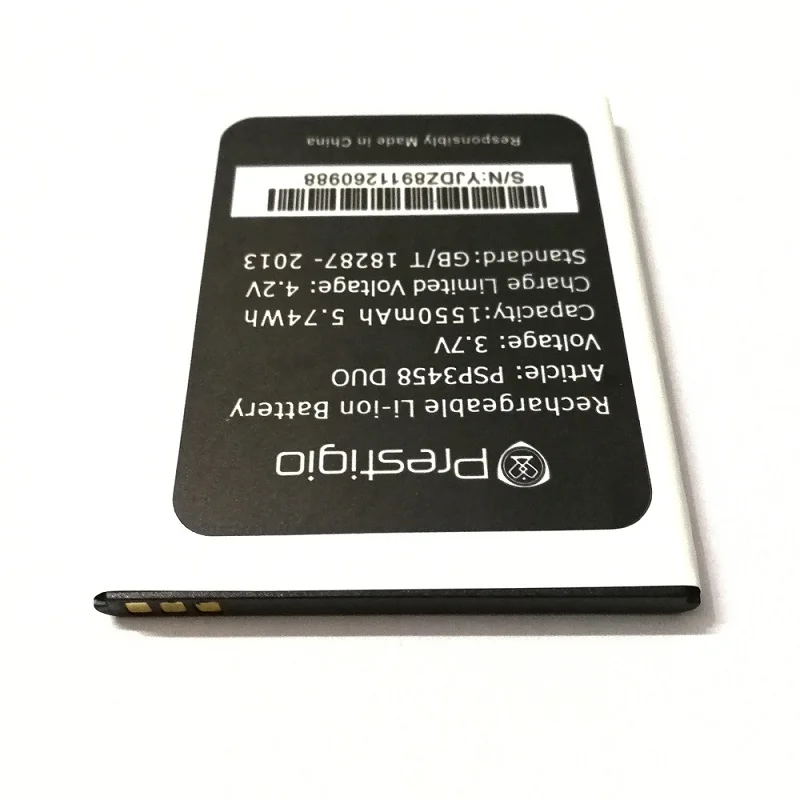 الأصلي 1550mAh PSP3458 PSP3468 PSP3459 استبدال البطارية ل Prestigio Wize O3 PAP 3458 3468 3459 DUO الهاتف المحمول