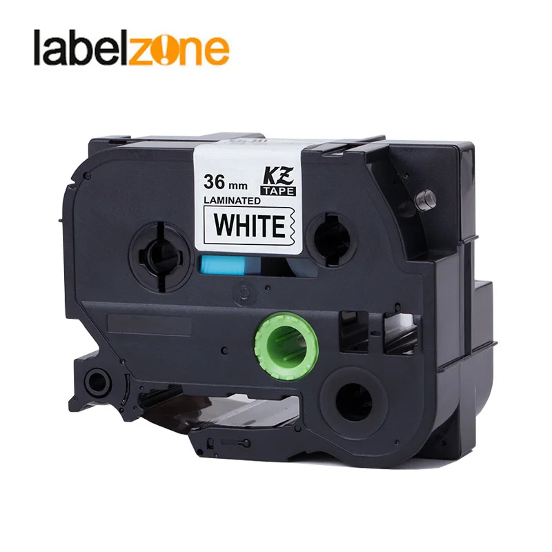 10Pack 36mm Black on White tz261 Tze-261 Tze261 tz261 tze 261 for Brother P-touch label printer ribbon tape cartridge tape