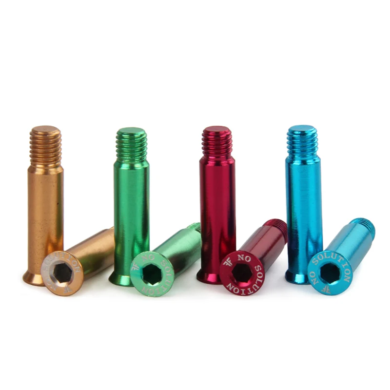 free shipping roller skates accessories colorful axles screws AL axle 8 pcs / lot