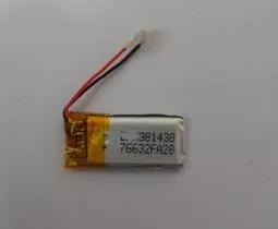 3pcs/lot 3.7v 140mah 381430 polymer lithium li-po rechargeable battery for MP3 MP4 GPS recorder PSP toy speaker